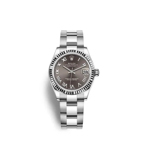 Rolex - 278274-0021 Datejust 31 Stainless Steel Fluted / Oyster / Grey - Roman