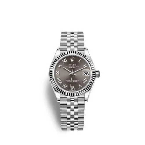 Rolex - 278274-0022 Datejust 31 Stainless Steel Fluted / Jubilee / Grey - Roman