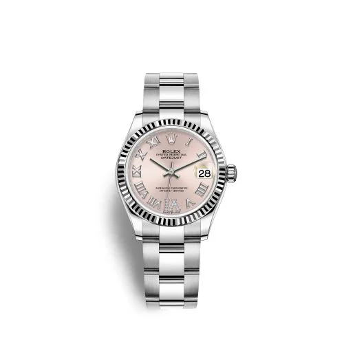 Rolex - 278274-0023 Datejust 31 Stainless Steel Fluted / Oyster / Pink - Roman