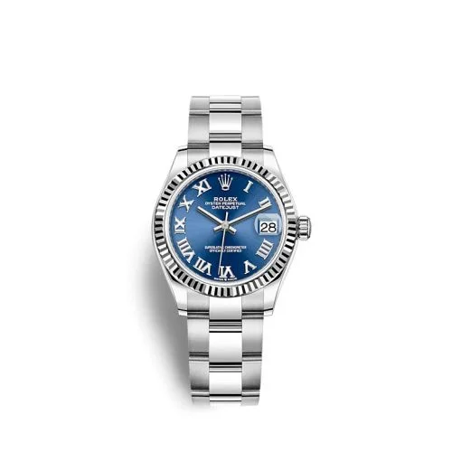 Rolex - 278274-0033 Datejust 31 Stainless Steel / Fluted / Blue - Roman / Oyster