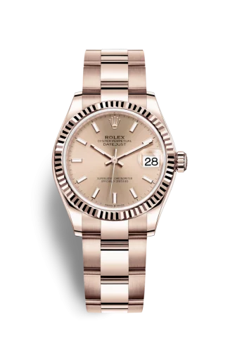 Rolex - 278275-0036 Datejust 31 Rose Gold / Fluted / Rose / Oyster