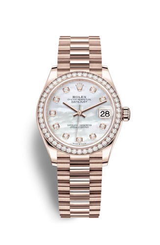 Rolex - 278285RBR-0005 Datejust 31 Rose Gold / Diamond / MOP / President