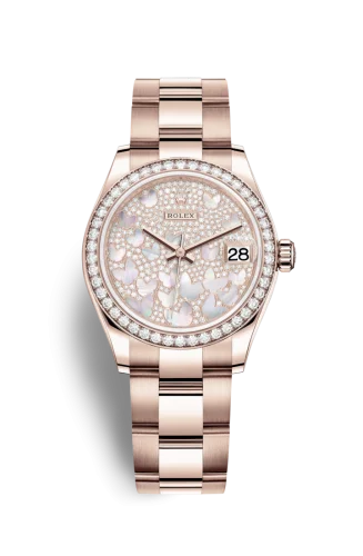 Rolex - 278285rbr-0009 Datejust 31 Rose Gold / Diamond / Butterfly / Oyster