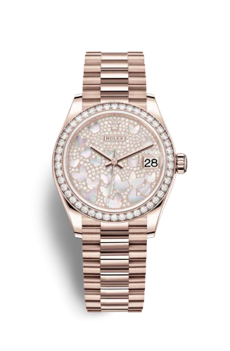 Rolex - 278285rbr-0010 Datejust 31 Rose Gold / Diamond / Butterfly / President