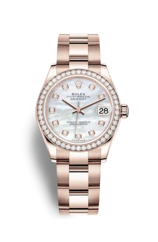 Rolex - 278285rbr-0011 Datejust 31 Rose Gold / Diamond / MOP / Oyster