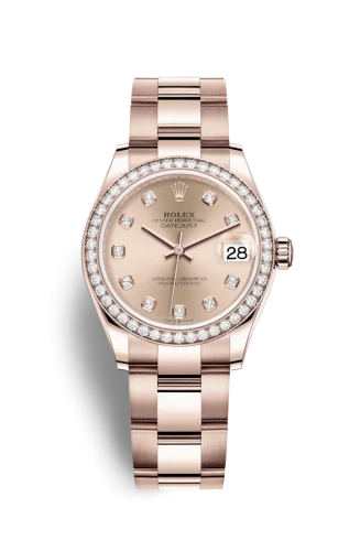 Rolex - 278285rbr-0024 Datejust 31 Rose Gold / Diamond / Rose - Diamond / Oyster