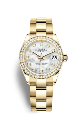Rolex - 278288rbr-0013 Datejust 31 Yellow Gold / Diamond / MOP / Oyster