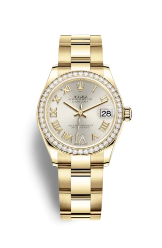 Rolex - 278288rbr-0019 Datejust 31 Yellow Gold / Diamond / Silver - Roman / Oyster
