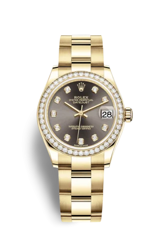 Rolex - 278288rbr-0029 Datejust 31 Yellow Gold / Diamond / Grey - Diamond / Oyster