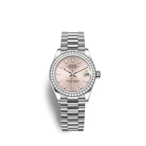 Rolex - 278289RBR-0013 Datejust 31 White Gold Diamond / Pink