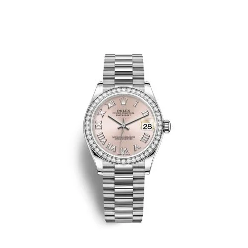 Rolex - 278289RBR-0016 Datejust 31 White Gold Diamond / Pink - Roman