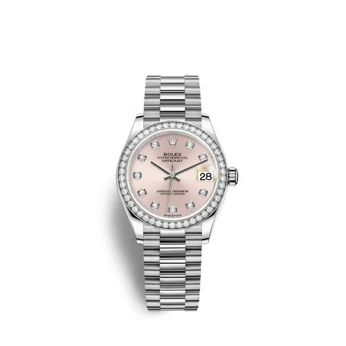 Rolex - 278289RBR-0022 Datejust 31 White Gold Diamond / Pink - Diamond