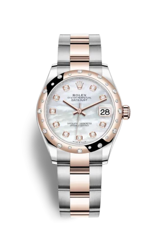 Rolex - 278341RBR-0025 Datejust 31 Stainless Steel/ Rose Gold / Domed - Diamond / MOP / Oyster