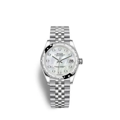 Rolex - 278344RBR-0006 Datejust 31 Stainless Steel Domed Diamond / Jubilee / MOP