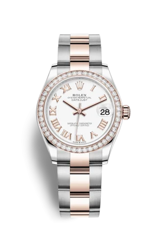Rolex - 278381RBR-0003 Datejust 31 Stainless Steel/ Rose Gold / Diamond / White - Roman / Oyster