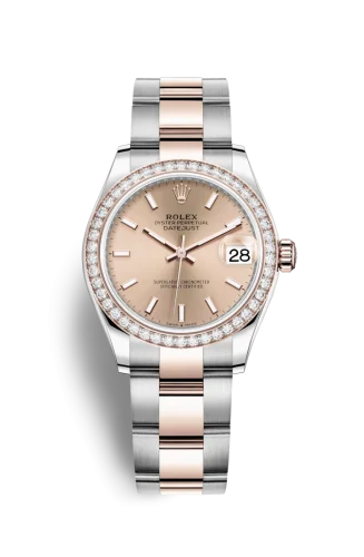 Rolex - 278381RBR-0009 Datejust 31 Stainless Steel/ Rose Gold / Diamond / Rose / Oyster