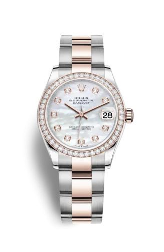 Rolex - 278381RBR-0025 Datejust 31 Stainless Steel/ Rose Gold / Diamond / MOP / Oyster