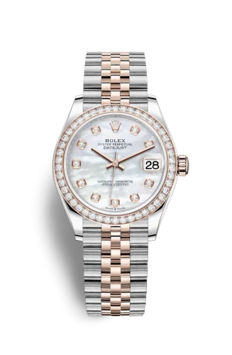 Rolex - 278381rbr-0026 Datejust 31 Stainless Steel/ Rose Gold / Diamond / MOP / Jubilee