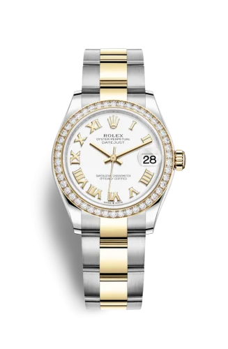 Rolex - 278383RBR-0001 Datejust 31 Stainless Steel / Yellow Gold / Diamond / White - Roman / Oyster