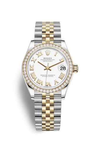 Rolex - 278383RBR-0002 Datejust 31 Stainless Steel / Yellow Gold / Diamond / White - Roman / Jubilee