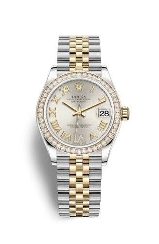 Rolex - 278383RBR-0004 Datejust 31 Stainless Steel / Yellow Gold / Diamond / Silver - Roman / Jubilee