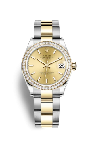 Rolex - 278383RBR-0013 Datejust 31 Stainless Steel / Yellow Gold / Diamond / Champagne / Oyster