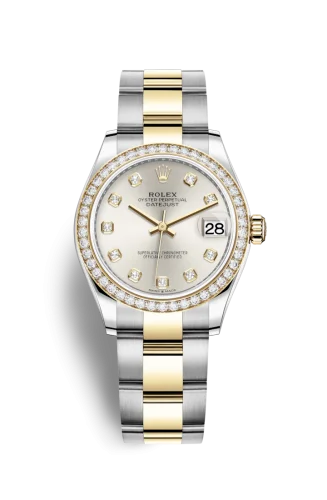 Rolex - 278383RBR-0019 Datejust 31 Stainless Steel / Yellow Gold / Diamond / Silver - Diamond / Oyster