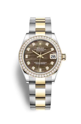 Rolex - 278383RBR-0023 Datejust 31 Stainless Steel / Yellow Gold / Diamond / Black MOP / Oyster