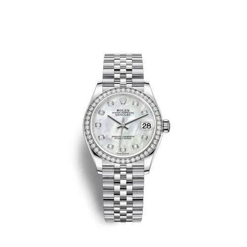 Rolex - 278384RBR-0008 Datejust 31 Stainless Steel Diamond / Jubilee / MOP