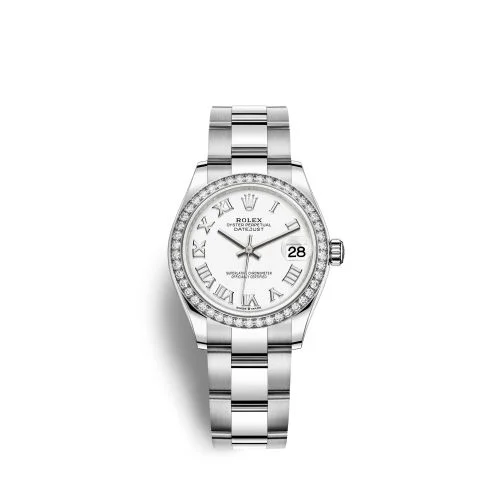 Rolex - 278384RBR-0013 Datejust 31 Stainless Steel Diamond / Oyster / White - Roman