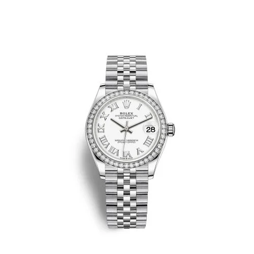 Rolex - 278384RBR-0014 Datejust 31 Stainless Steel Diamond / Jubilee / White - Roman