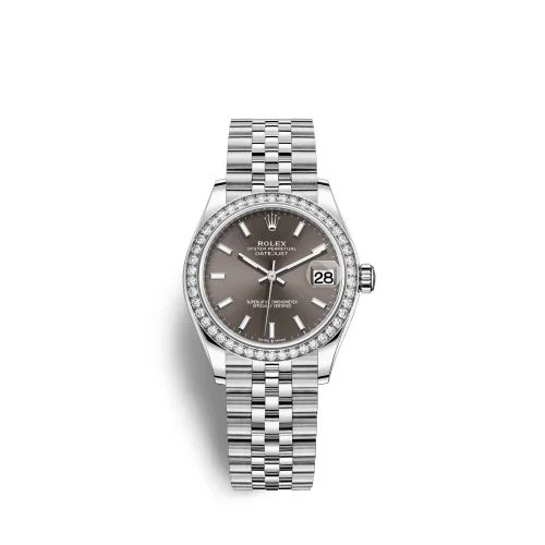 Rolex - 278384RBR-0020 Datejust 31 Stainless Steel Diamond / Jubilee / Grey