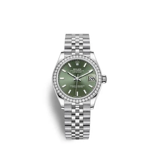 Rolex - 278384RBR-0022 Datejust 31 Stainless Steel Diamond / Jubilee / Green