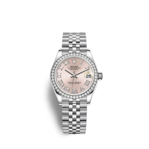 Rolex - 278384RBR-0024 Datejust 31 Stainless Steel Diamond / Jubilee / Pink - Roman