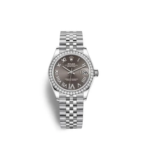 Rolex - 278384RBR-0032 Datejust 31 Stainless Steel Diamond / Jubilee / Grey - Roman
