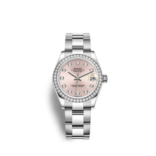 Rolex - 278384RBR-0035 Datejust 31 Stainless Steel Diamond / Oyster / Pink - Diamond