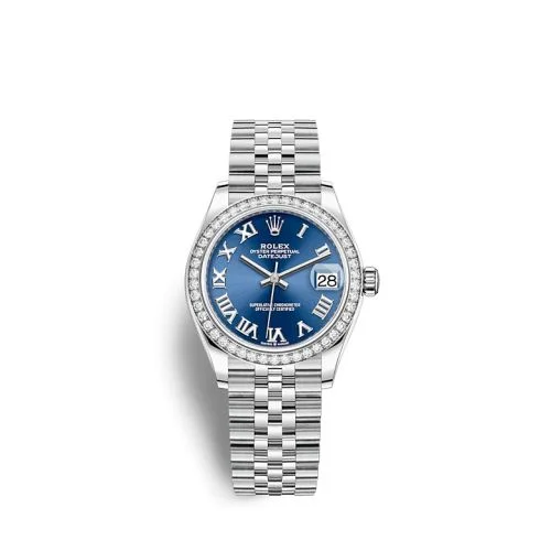 Rolex - 278384RBR-0037 Datejust 31 Stainless Steel / Diamond / Blue - Roman / Jubilee