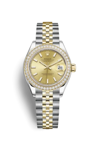 Champagne · Yellow Gold, Stainless Steel