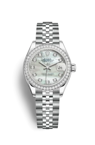 Rolex - 279384RBR-0011 Lady-Datejust 28 Stainless Steel / Diamond / MOP / Jubilee