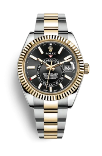 Rolex - 326933-0001 Sky-Dweller Stainless Steel / Yellow Gold / Champagne