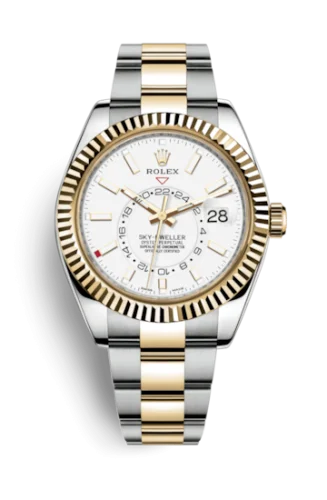Rolex - 326933-0009 Sky-Dweller Stainless Steel / Yellow Gold / White / Oyster