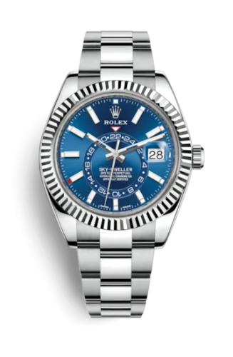 Blue · White Gold, Stainless Steel