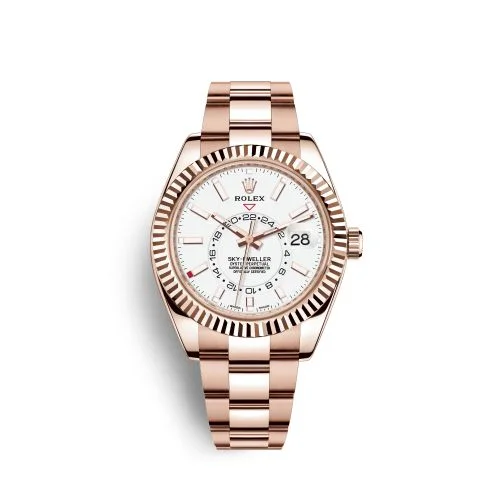 Rolex - 326935-0005 Sky-Dweller Everose / White