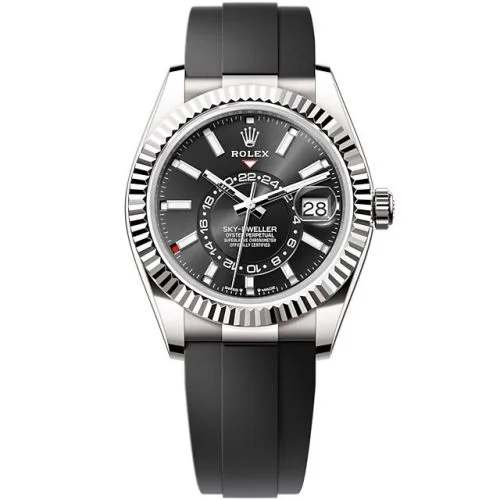 Rolex - 336239-0002 Sky-Dweller White Gold / Black / OysterFlex