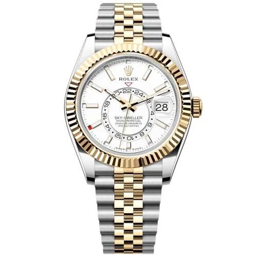 Rolex - 336933-0006 Sky-Dweller Stainless Steel - Yellow Gold / White / Jubilee