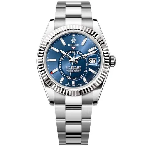 Rolex - 336934-0005 Sky-Dweller Stainless Steel - White Gold / Blue / Oyster