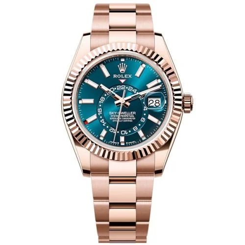 Rolex - 336935-0001 Sky-Dweller Everose / Blue / Oyster