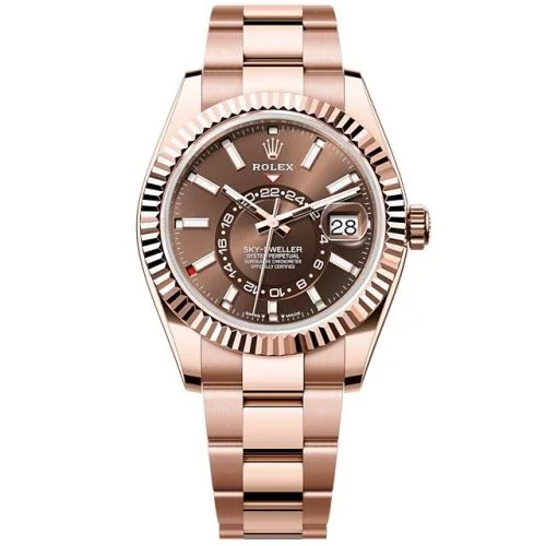 Rolex - 336935-0002 Sky-Dweller Everose / Chocolate / Oyster