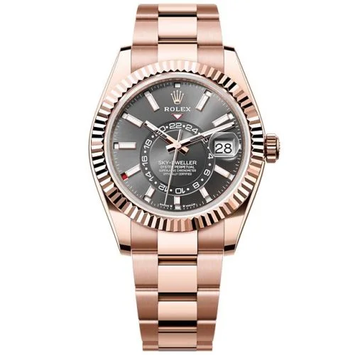 Rolex - 336935-0004 Sky-Dweller Everose / Slate / Oyster