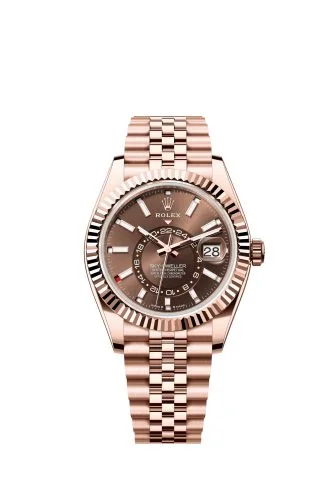 Rolex - 336935-0006 Sky-Dweller Everose / Chocolate / Jubilee